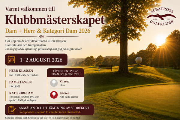 Klubbmästerskapet 2026