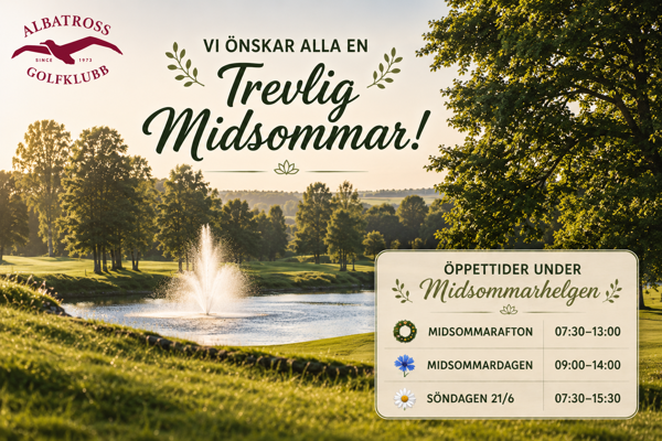Öppettider midsommar