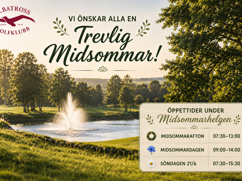 Öppettider midsommar