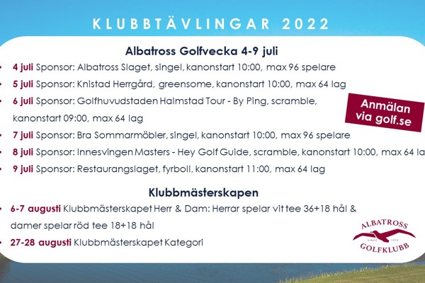 Tävlingar 2022