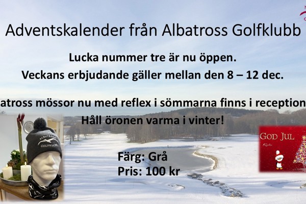 Nu är lucka 3 öppen!