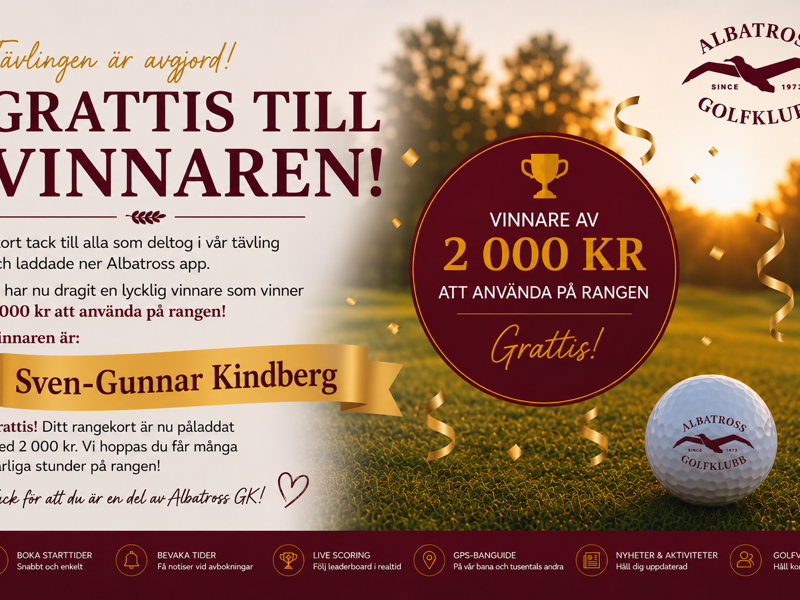 Tävlingen är avslutad
