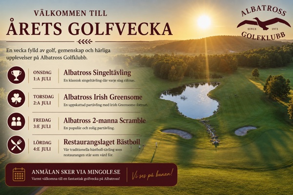 Golfveckan 2026