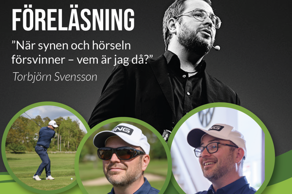Hur spela golf utan att se och höra?