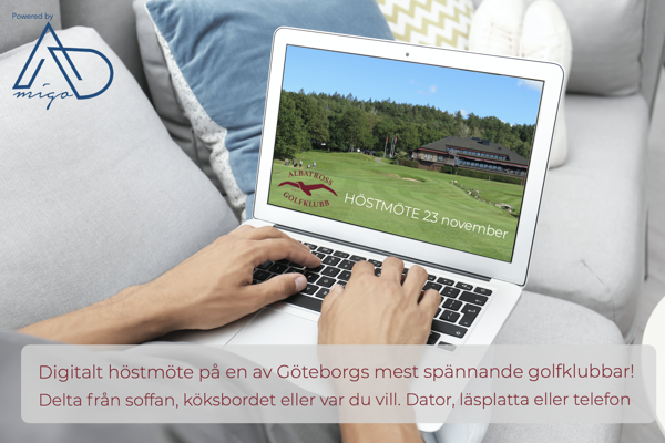 Höstmötet genomfördes den 23 - helt digitalt!