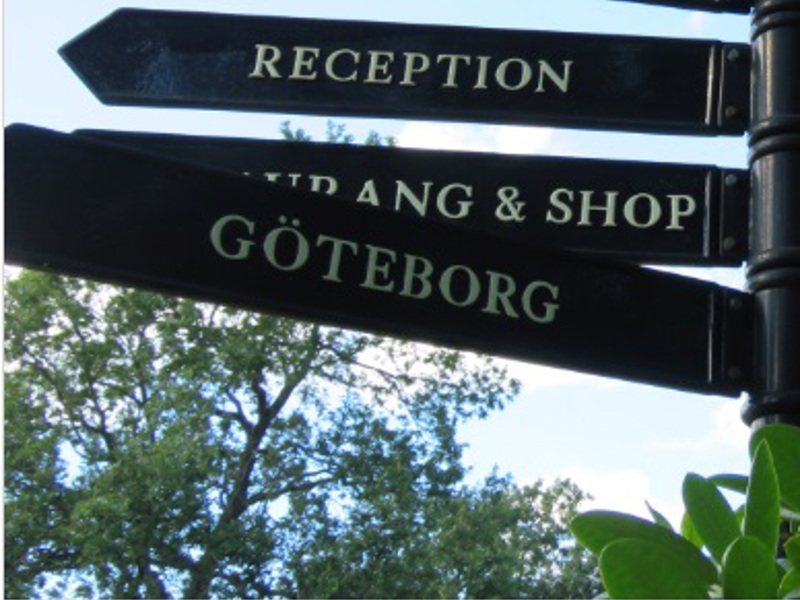Receptionen håller stängt 3-5 november.
